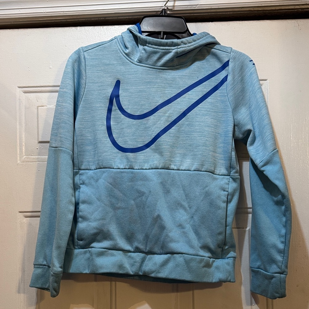 Nike Kids Light Blue Pullover Hoodie